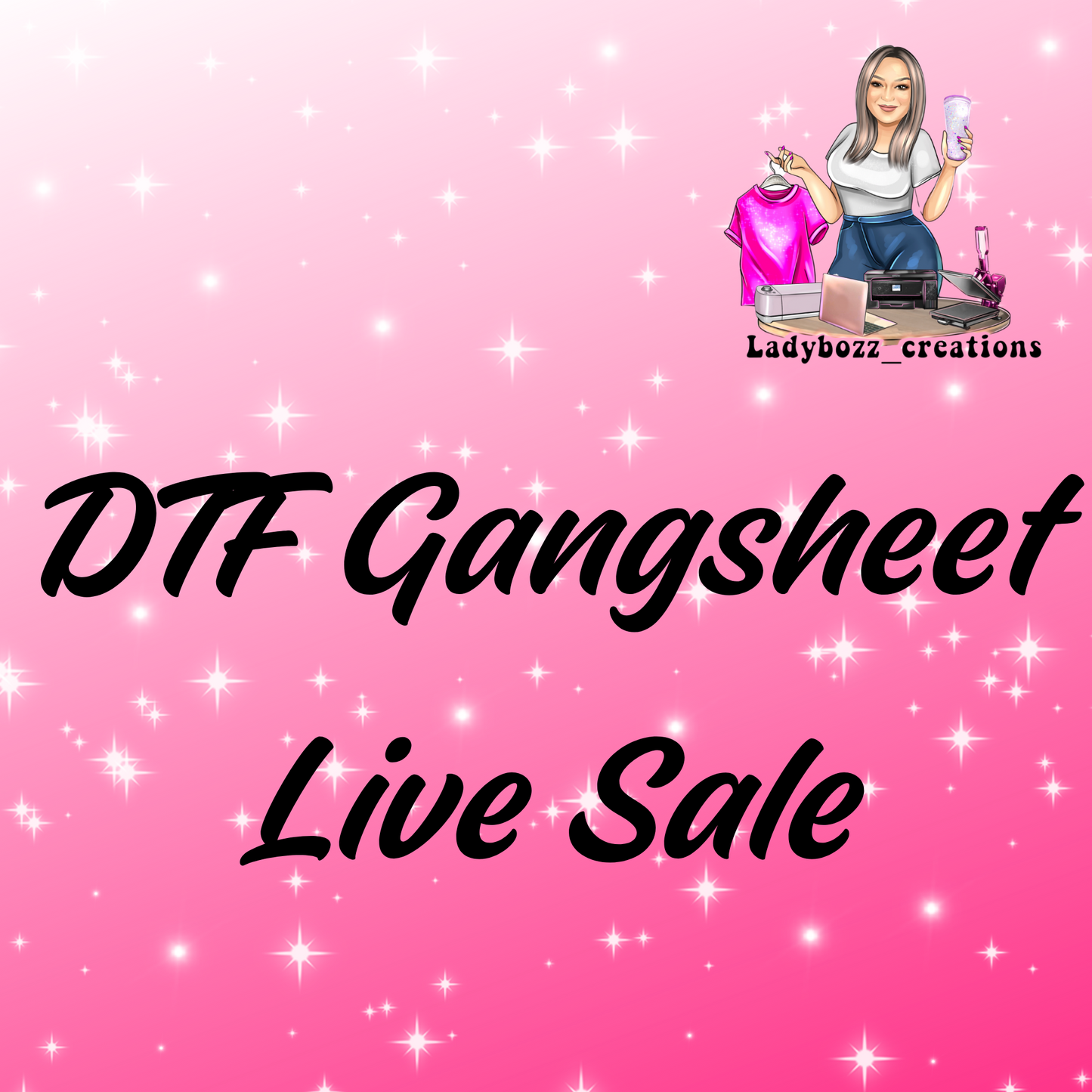 DTF Gansheet LIVE SALE