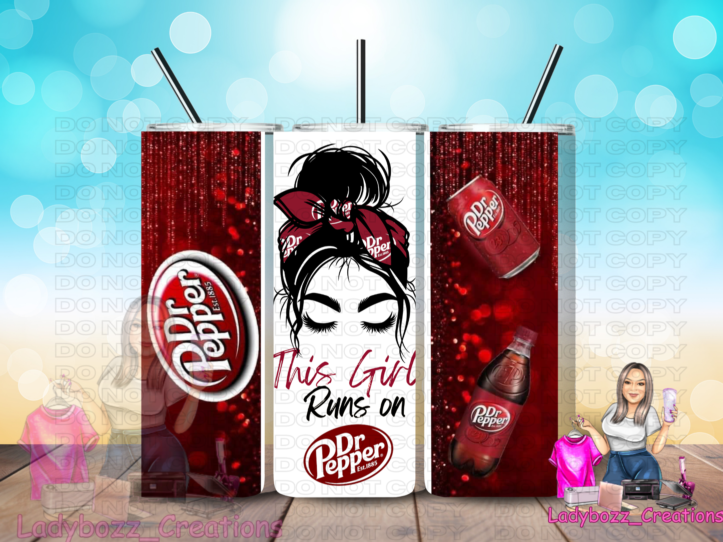 Dr. Pep Girl/ Tumbler/ or sublimation print