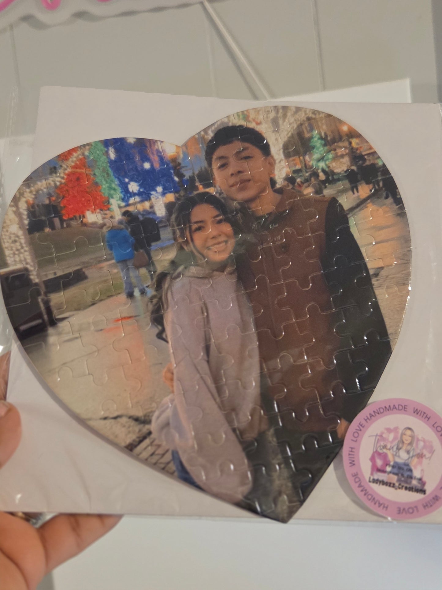 Custom Photo Heart Puzzle