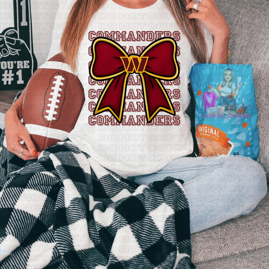 Football Coquette DTF PRINT ONLY/Every Team is on here/nfl