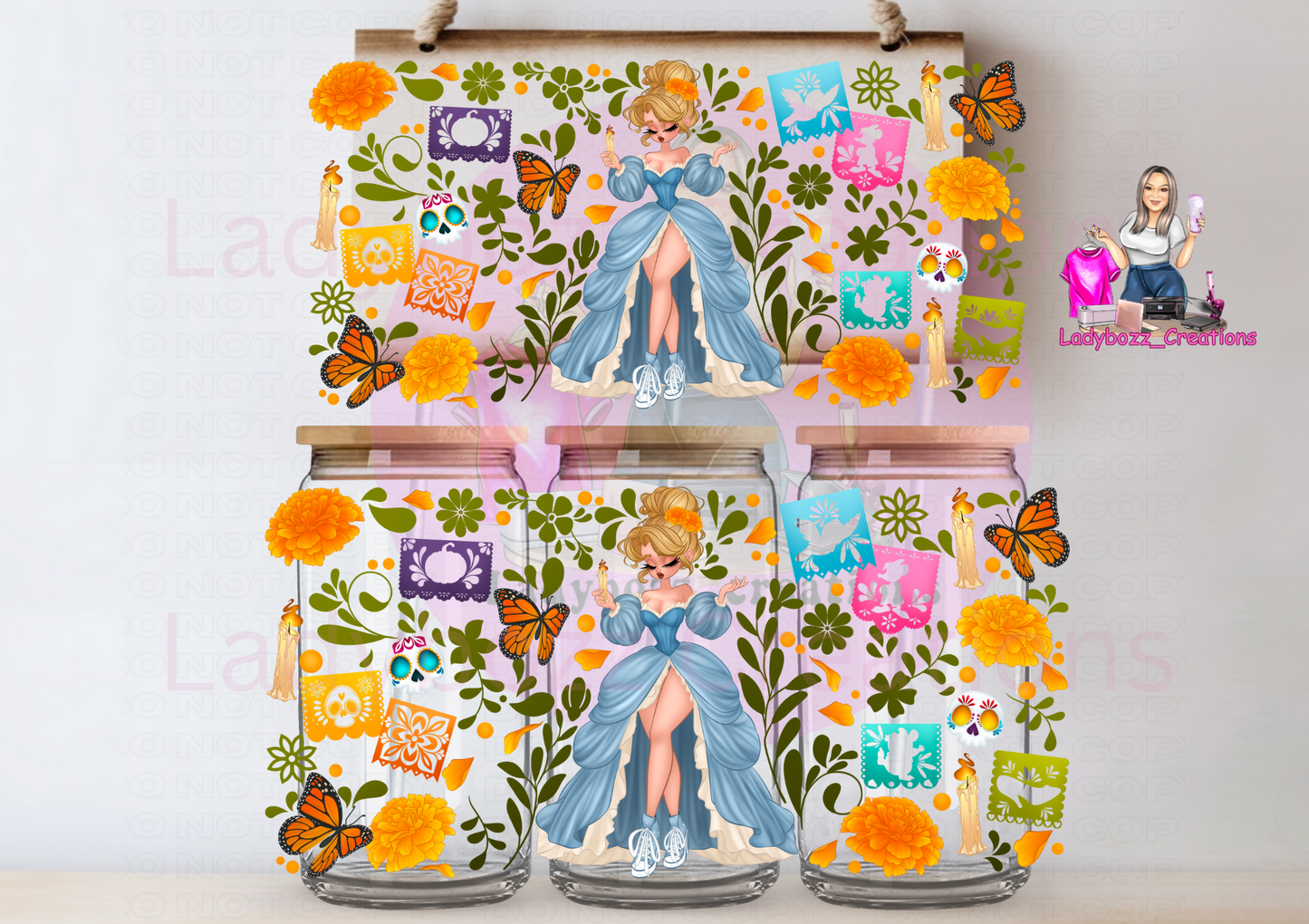 Princesses Catrinas/NO MAKE UP/Scary/Halloween / WRAP BUNDLE