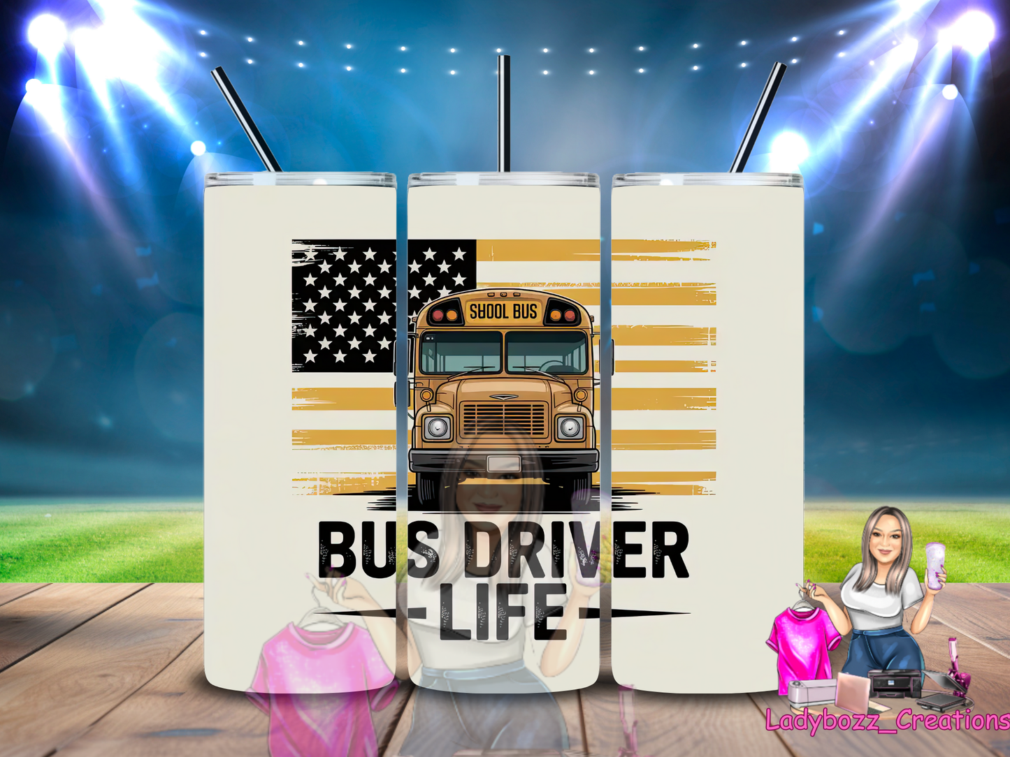 Bus Driver/ Tumbler/ or sublimation print