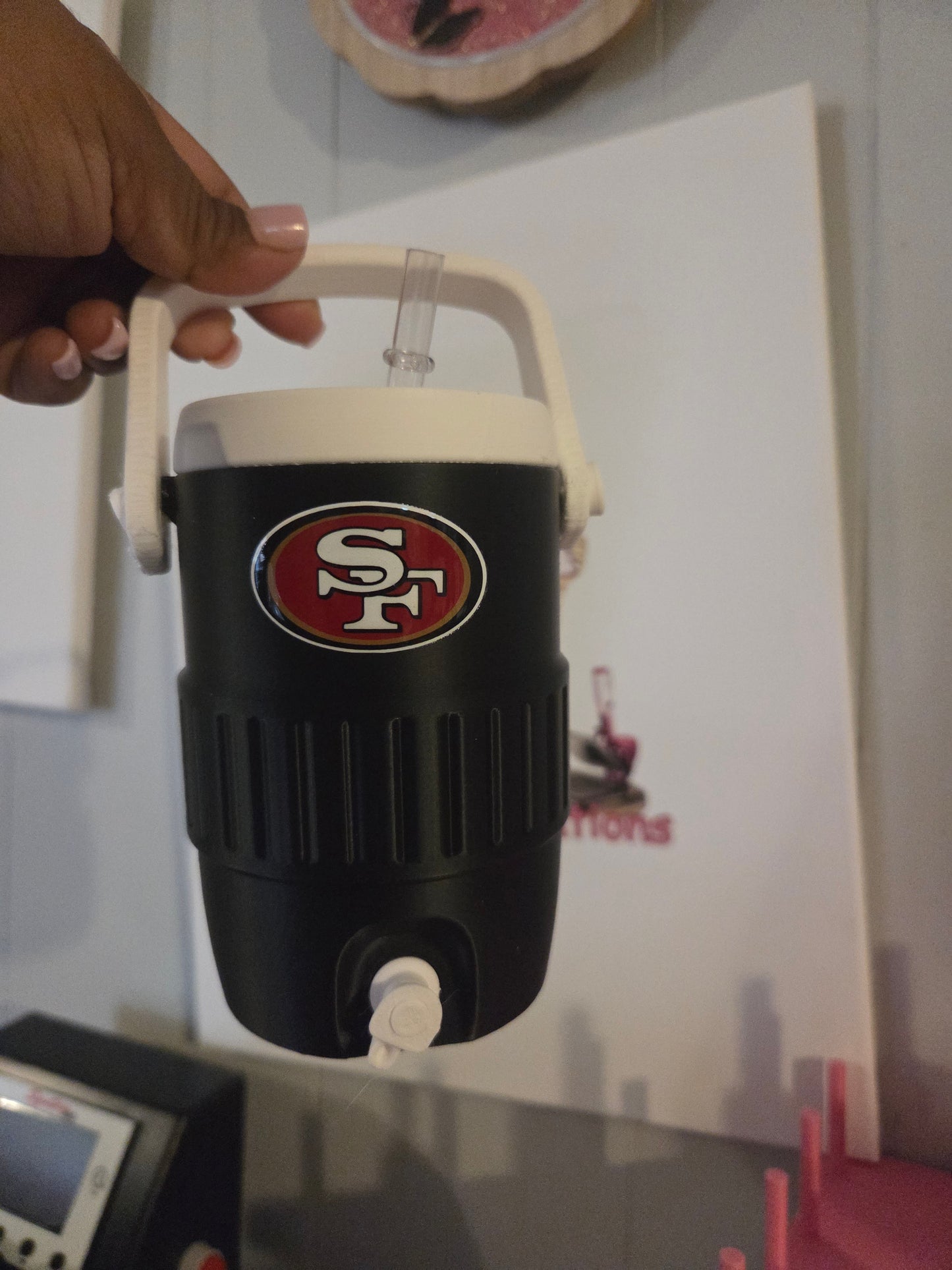 SF 3D Printed Cup with Handle/Can Holder