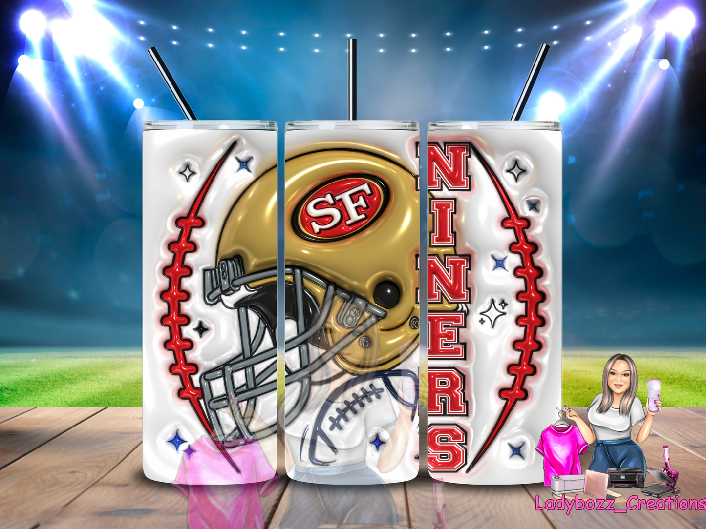 SF/ Tumbler/ or sublimation print/Football