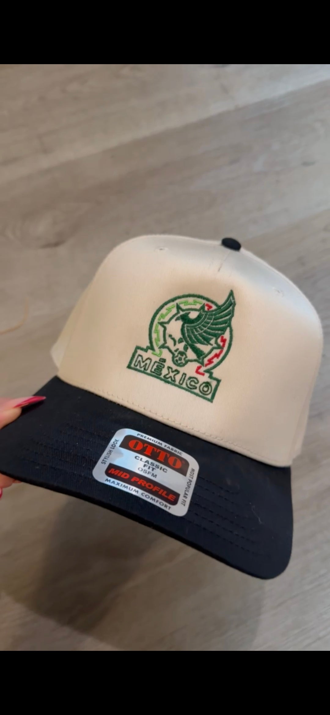 Mexico Embroidered Trucker Hat/Embroidery