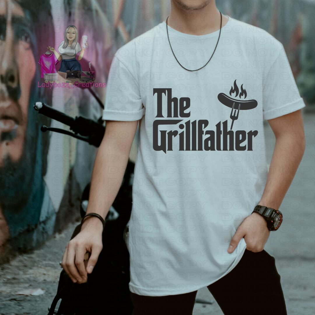 Fathers Day/The Grillfather/Tshirt or print only/