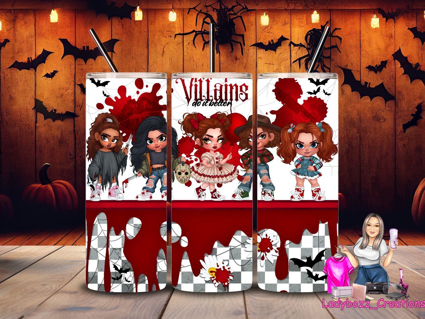 The Villians Girls Tumbler
