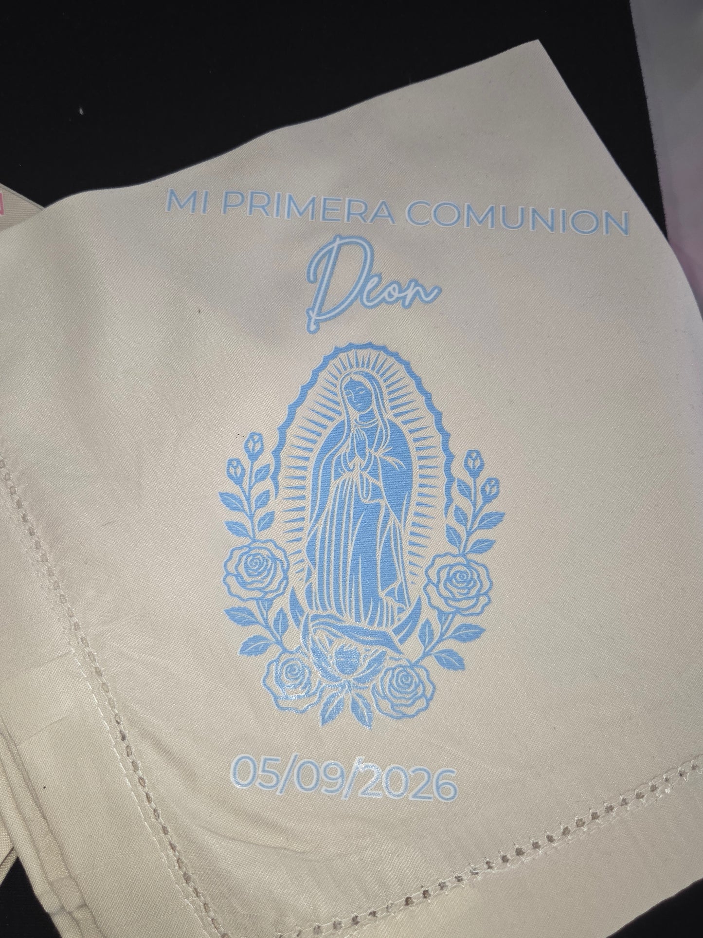 20in x 20in Personalized Cloth Napkins/Custom/First Comunion/Recuerdos/keepsakes