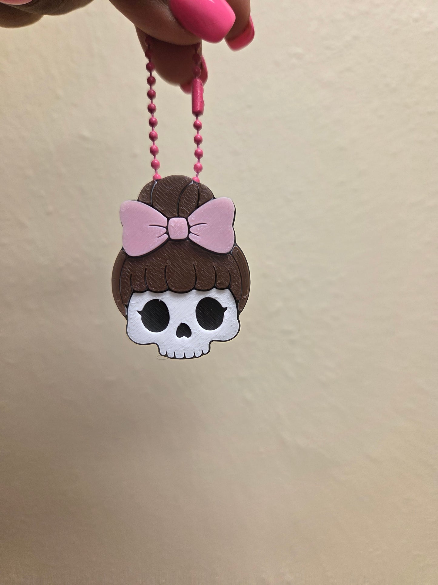 Messy Bun Skull Girl Libbey Cup/3D Can Opener