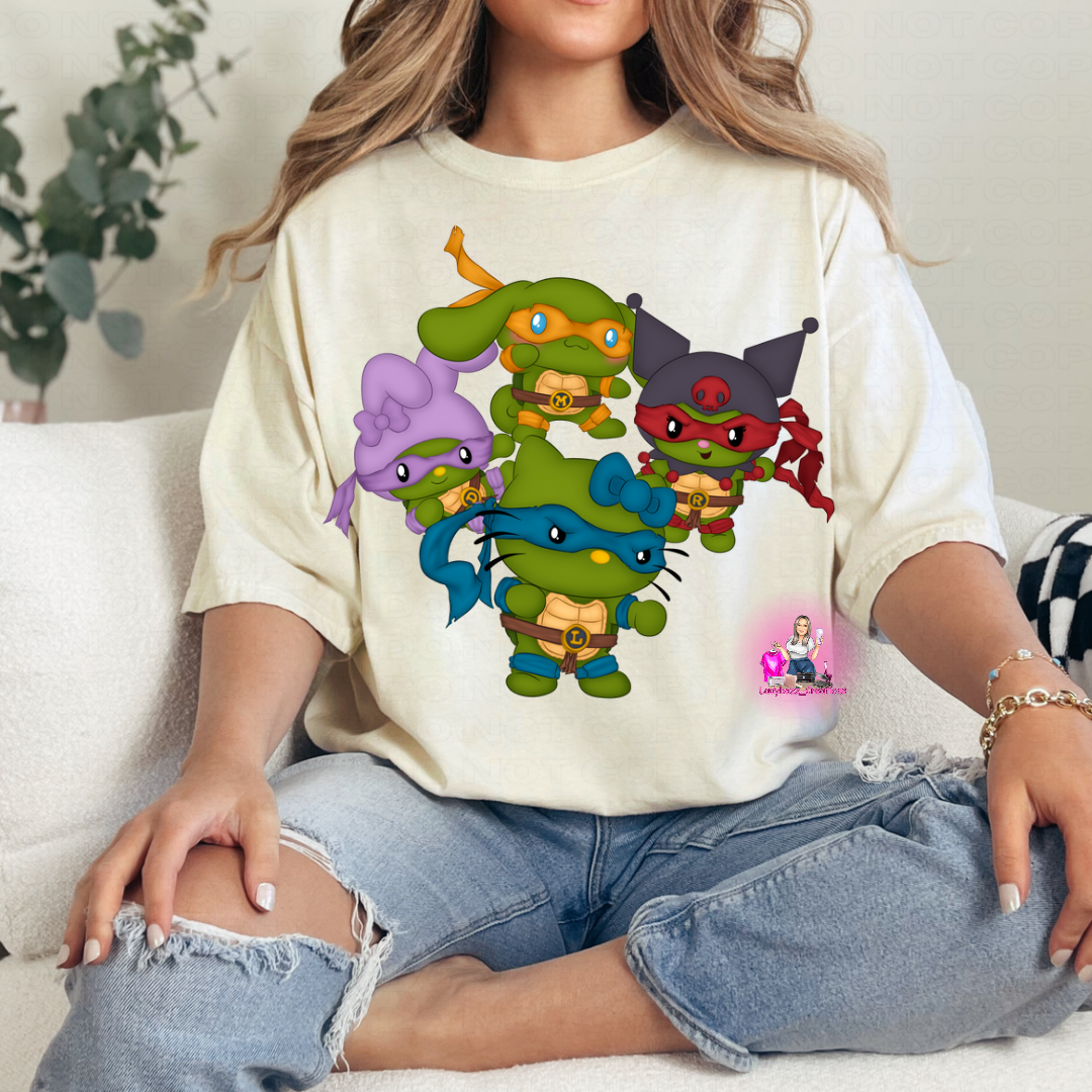Ninja Turtles shirt/several options/Hello Kitty