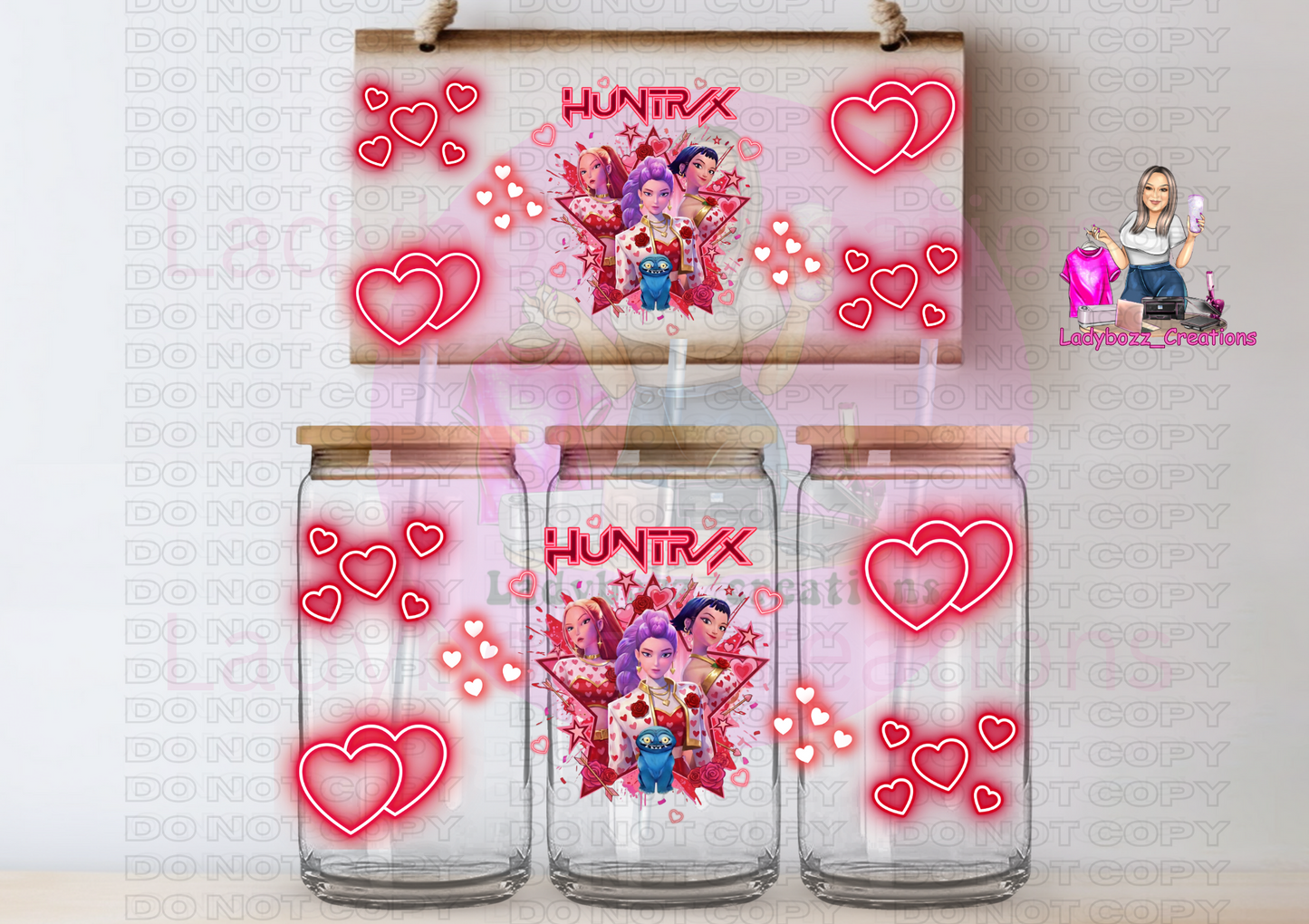 Huntrix/Valentines/Libbey Cup or 2 Wraps Only