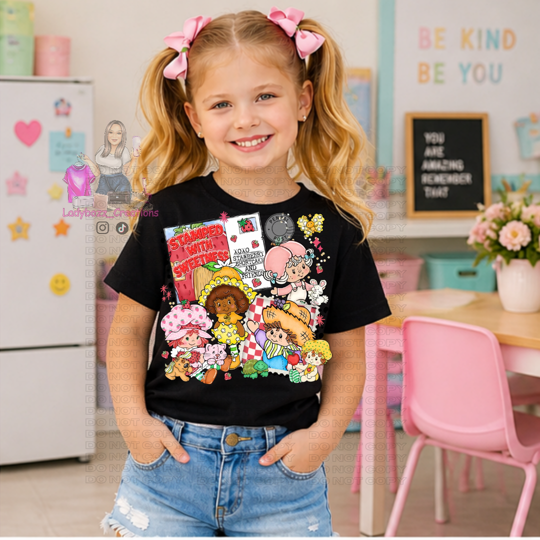 Strawberry Girl/Friends/Tshirt or print only/kids