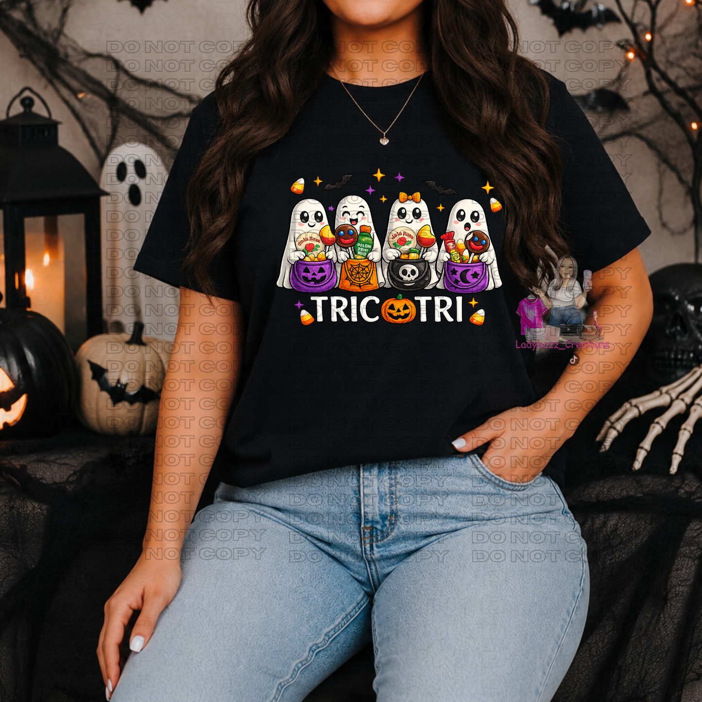 Ghost TricoTri/T-Shirt or print only/Halloween