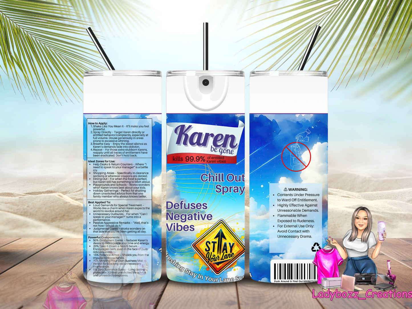 Karen/Funny/ Tumbler/ or sublimation print