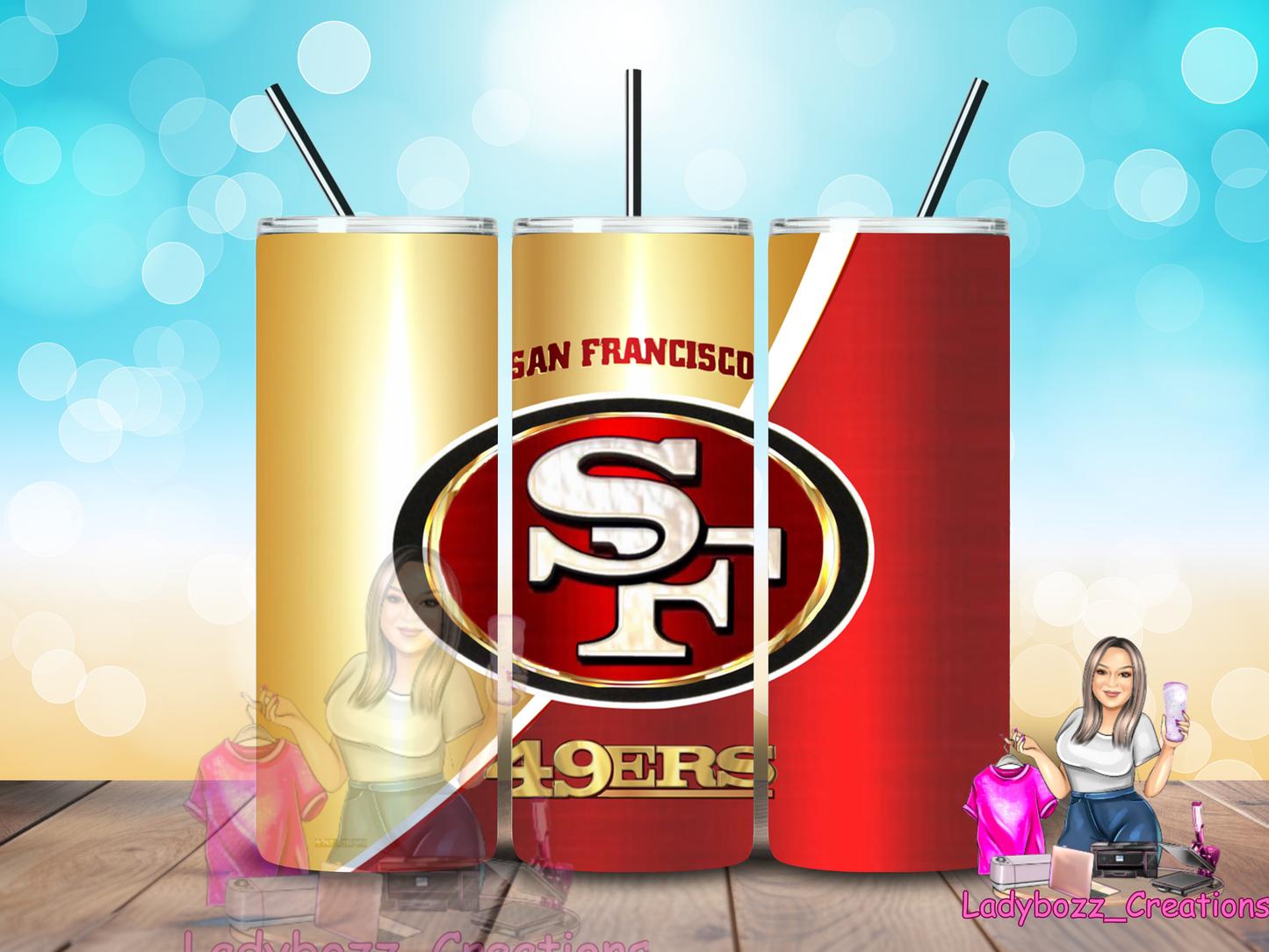 49ers/Football/NFL/ Tumbler/ or sublimation print