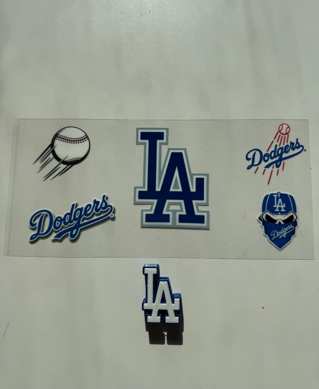 Dodgers Libbey Cup with 3d Straw Topper