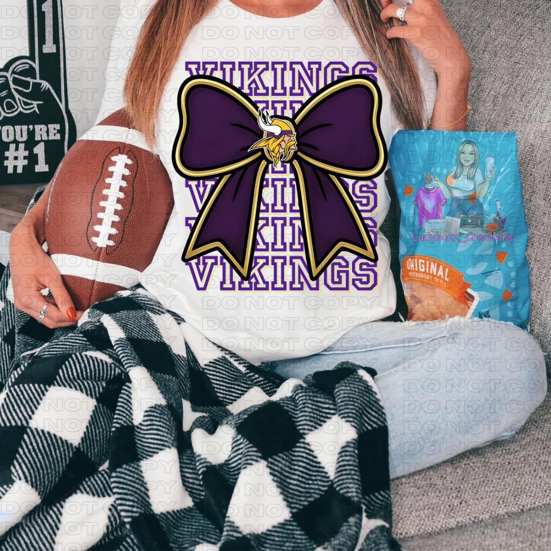 Football Coquette DTF PRINT ONLY/Every Team is on here/nfl