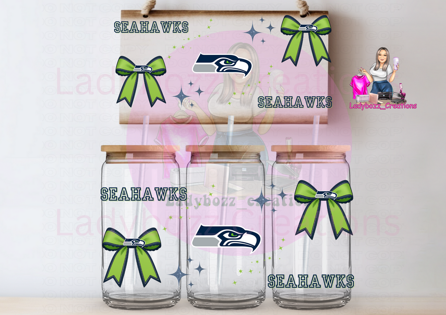 Coquette Football Wraps/Every team/nfl