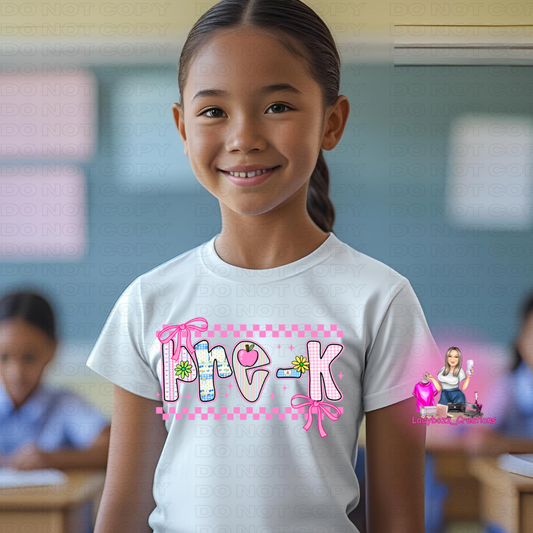 Back to School pink