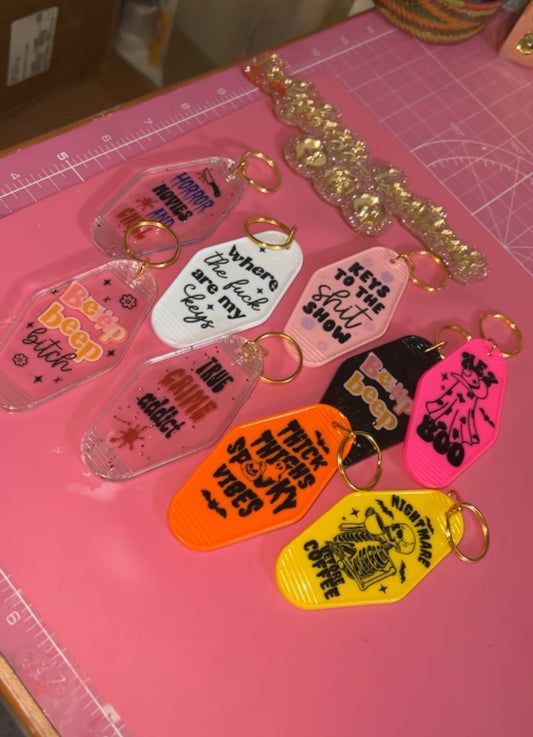 Motel Keychains