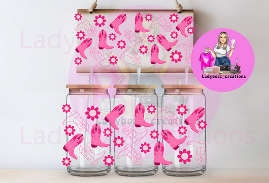 Pink Cowboy Boots