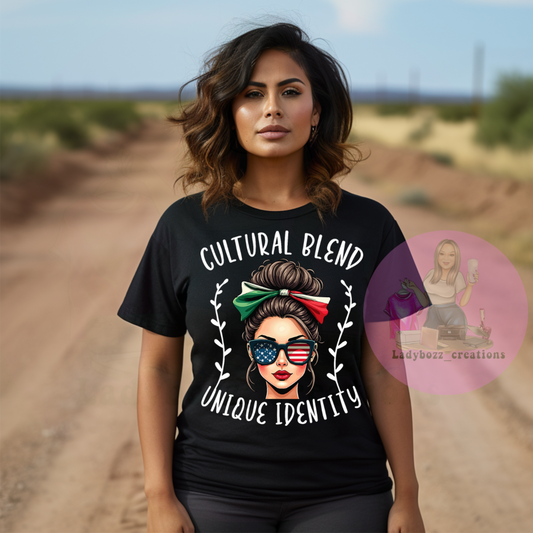 Mexican American Culture Blend Tshirt