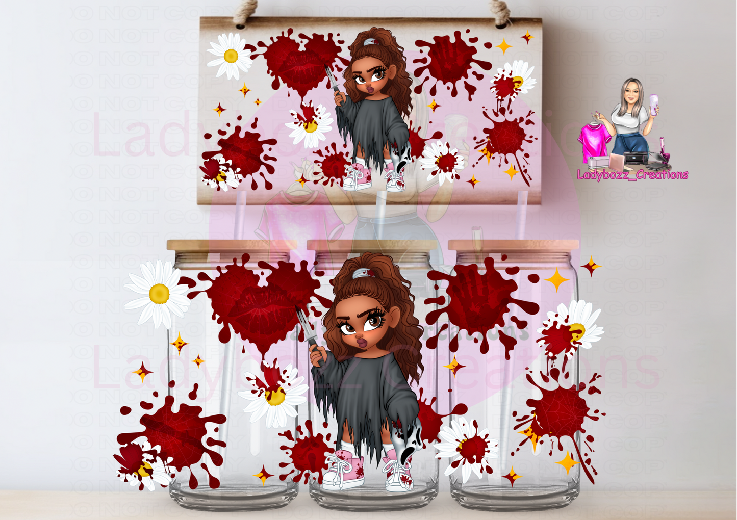 Villain Girls/Scary/Halloween / WRAP BUNDLE with no drip