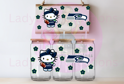 Hello Kitty NFL UV DTF Wrap