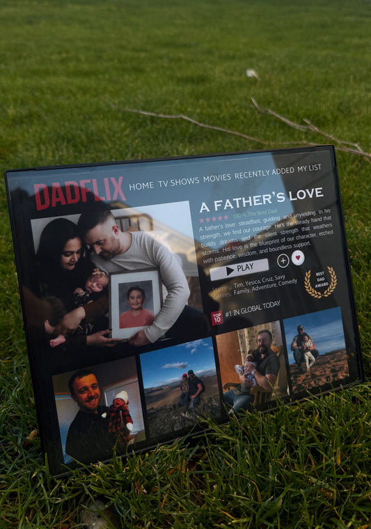 Custom Dad photo frame