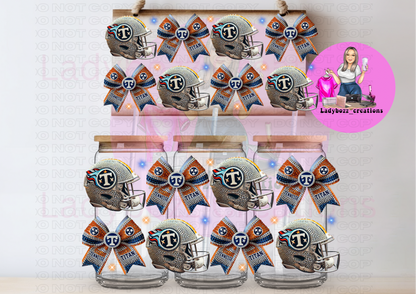 Glitter Football Wraps