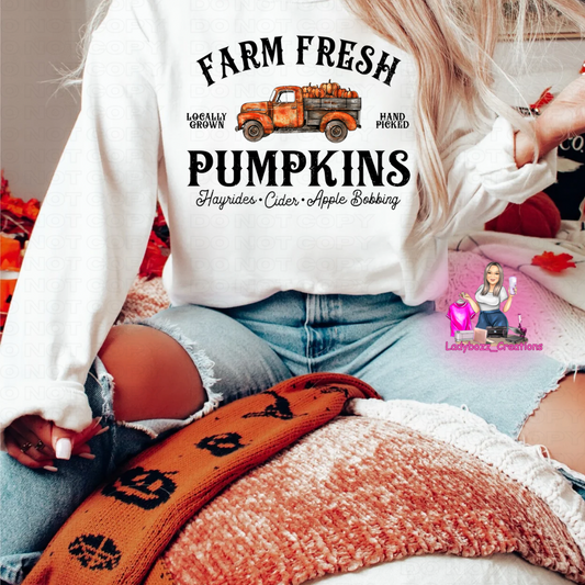 Farm Fresh Pumpkins Sweatshirt