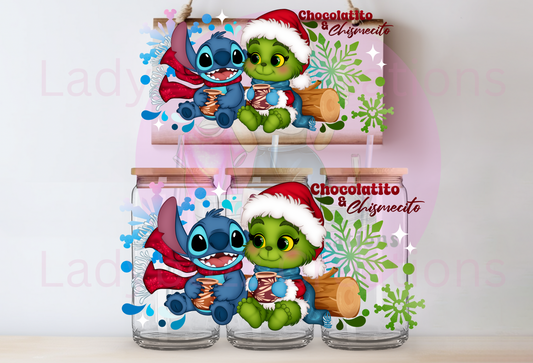 Baby Grinch and Stitch