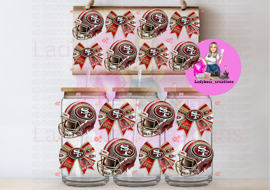 Glitter Football Wraps