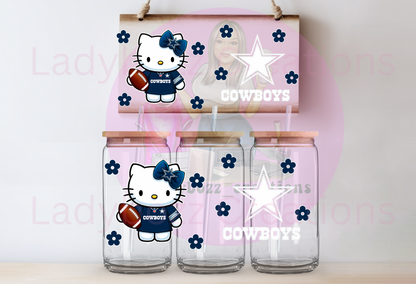 Hello Kitty NFL UV DTF Wrap