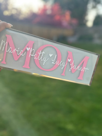 Custom Mom Plaque