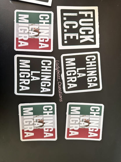 La Migra Stickers/F I.C.E