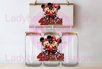 Mickey and Minnie Football