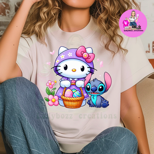 Hello Kitty and Stitch Easter