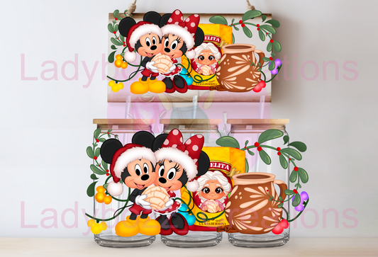 Mickey and Minnie Mouse Cafecito