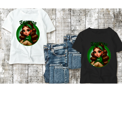 Zodiac girl shirts