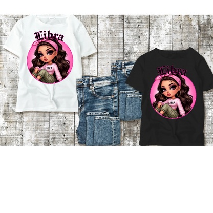 Zodiac girl shirts