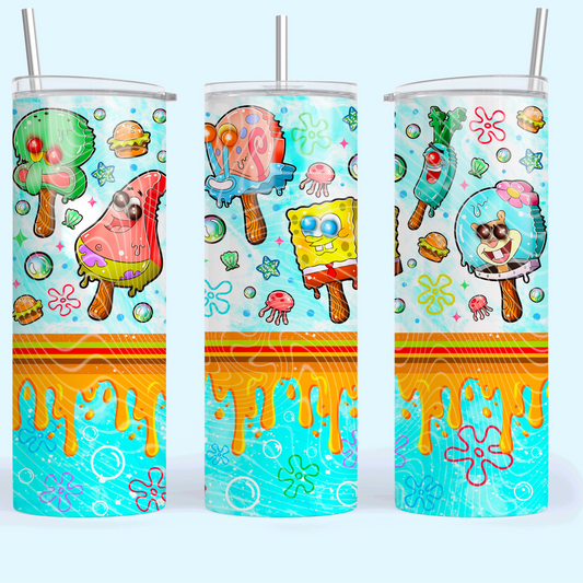 Popsicle SpongeBob Tumbler or Print