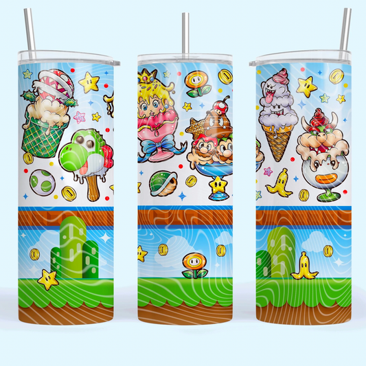 Mario  Popsicle Tumbler