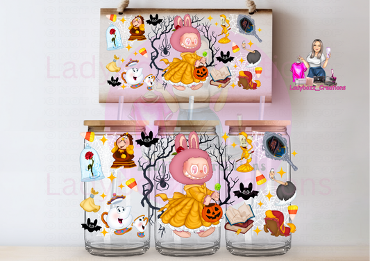 Labubu Halloween Princess Libbey Glassware