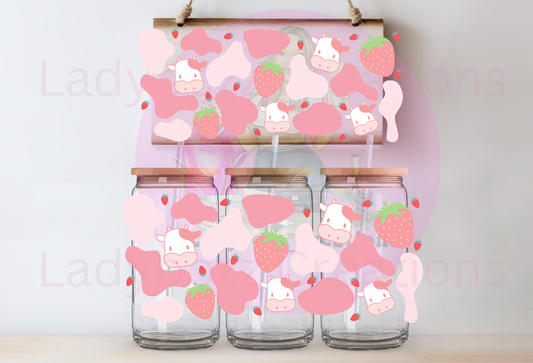 Pink cow strawberry