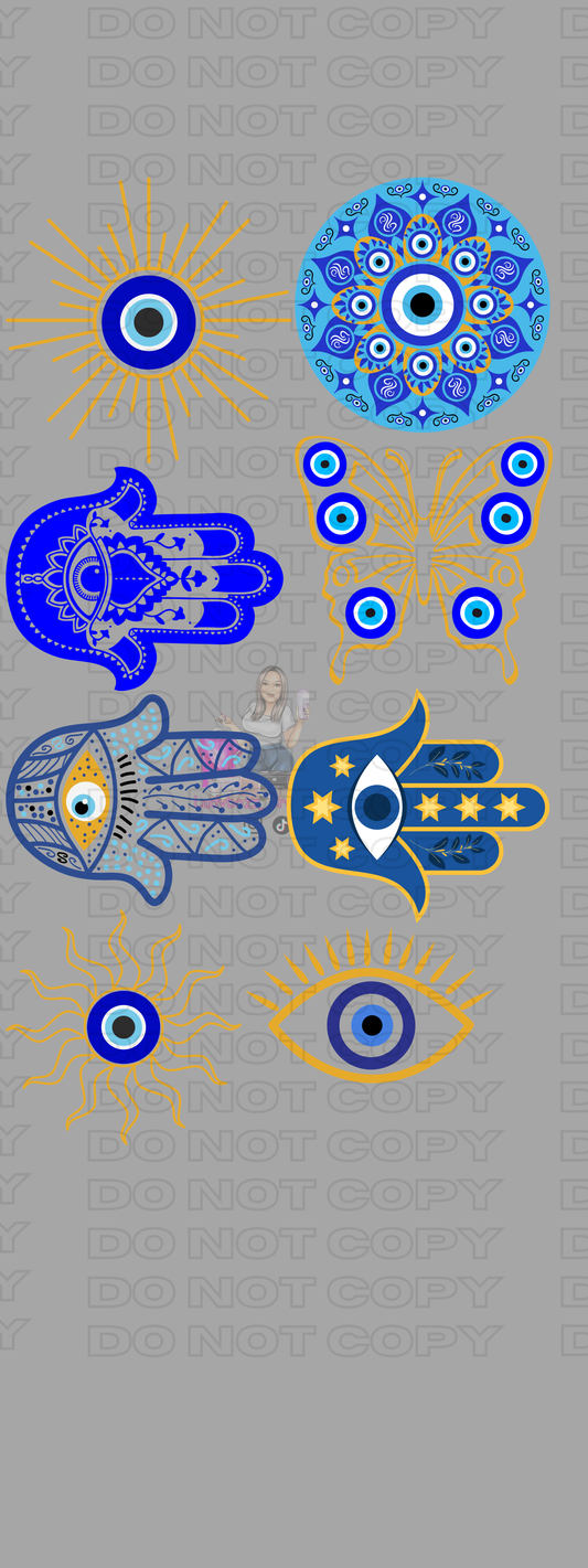 Evil Eye/DTF Gangsheet/Premade