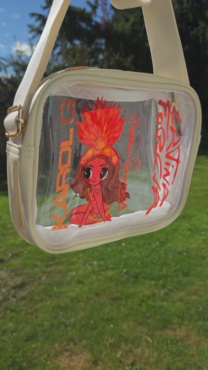 Clear Concert & Stadium Bag with 2 Custom Decals