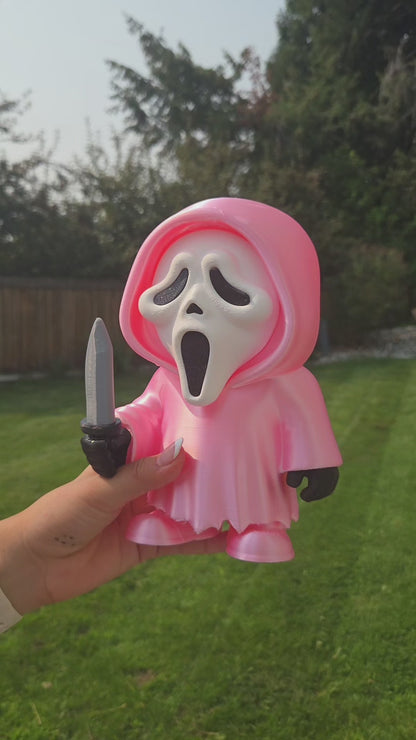 Ghost Face Pink Soap Dispenser Holder/3D