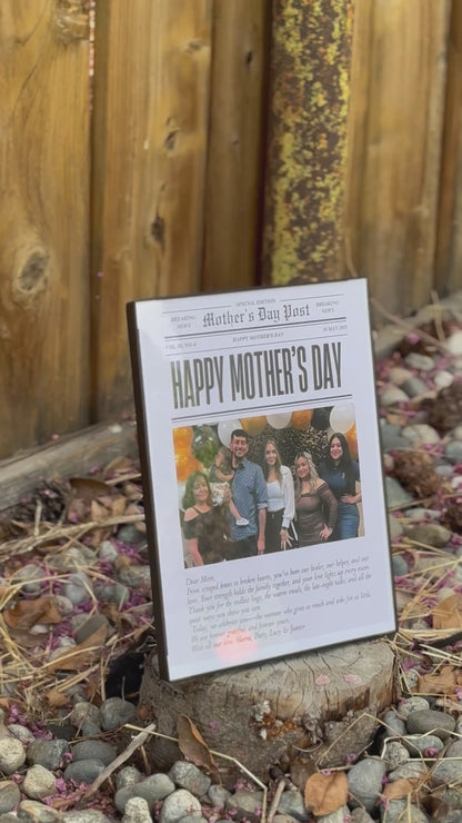 Custom Mom photo frame