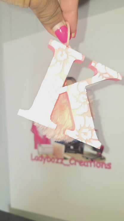 Custom Letter Keychain/3D